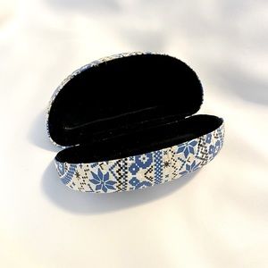 Patterned Hard Shell Glasses Case